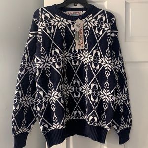 Varsity by Savile Row small cotton winter sweater. NWT!